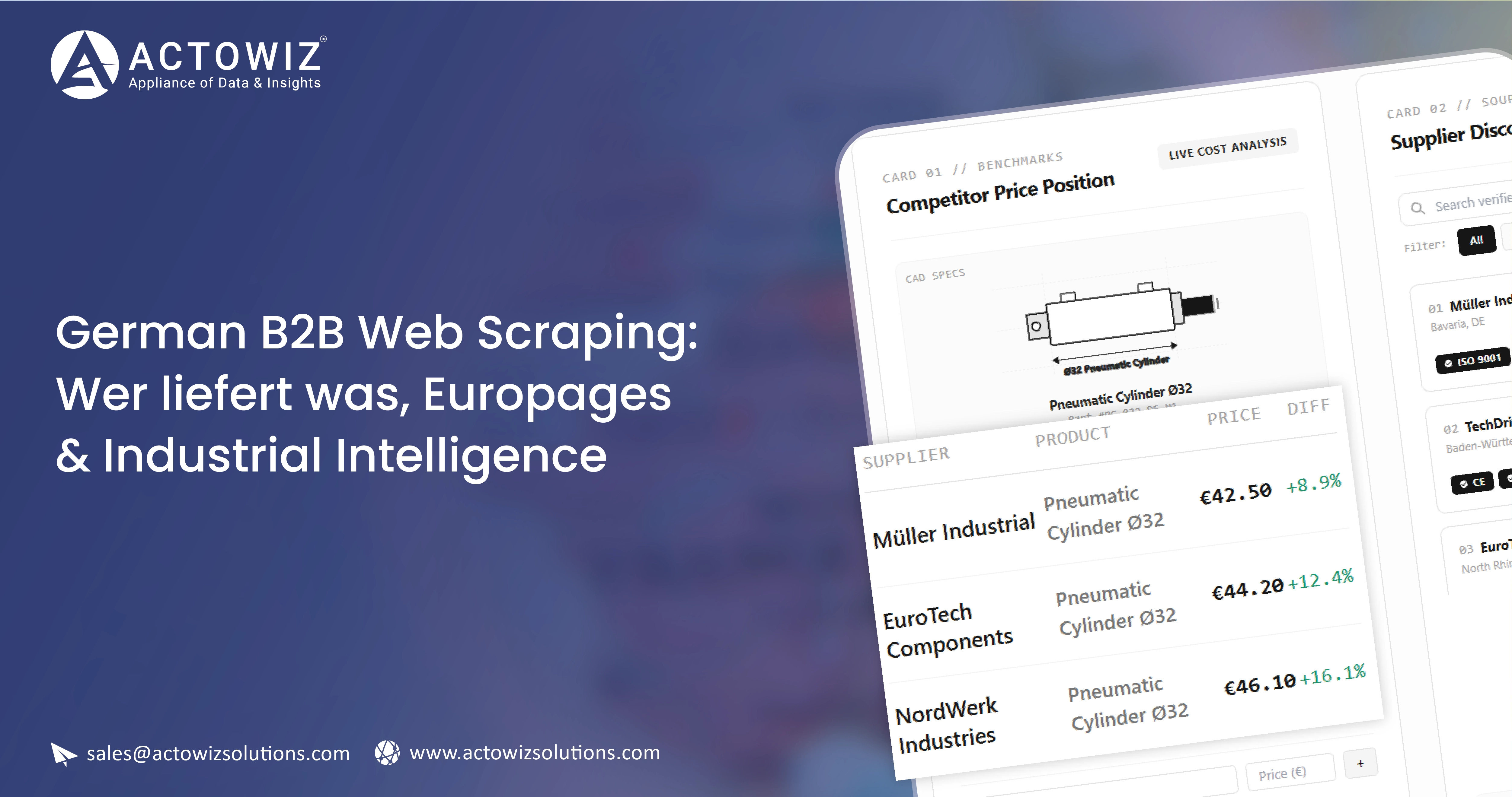 German B2B Web Scraping: Wer liefert was, Europages & Industrial Intelligence